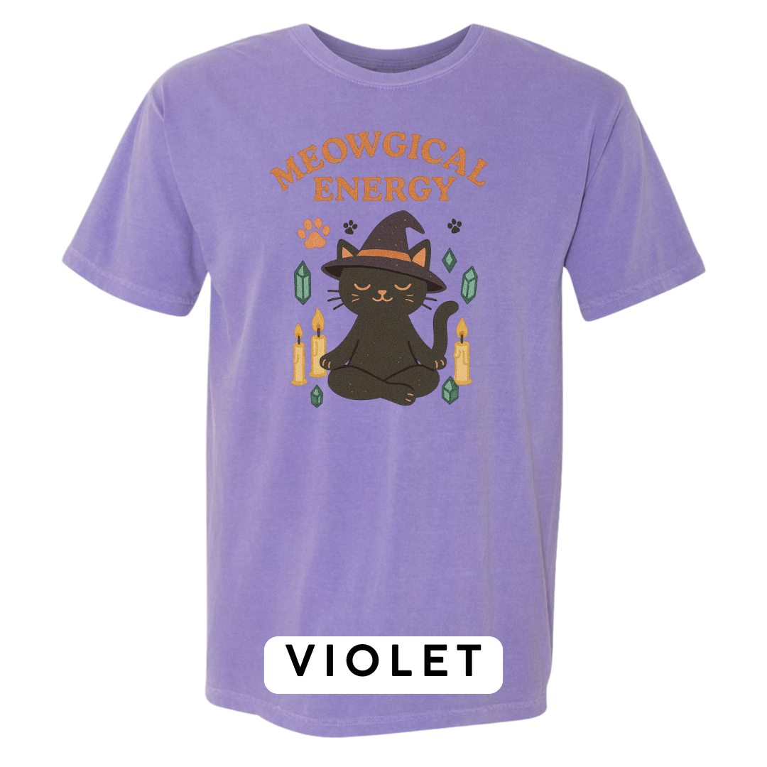Meowgical Energy Graphic T-Shirt