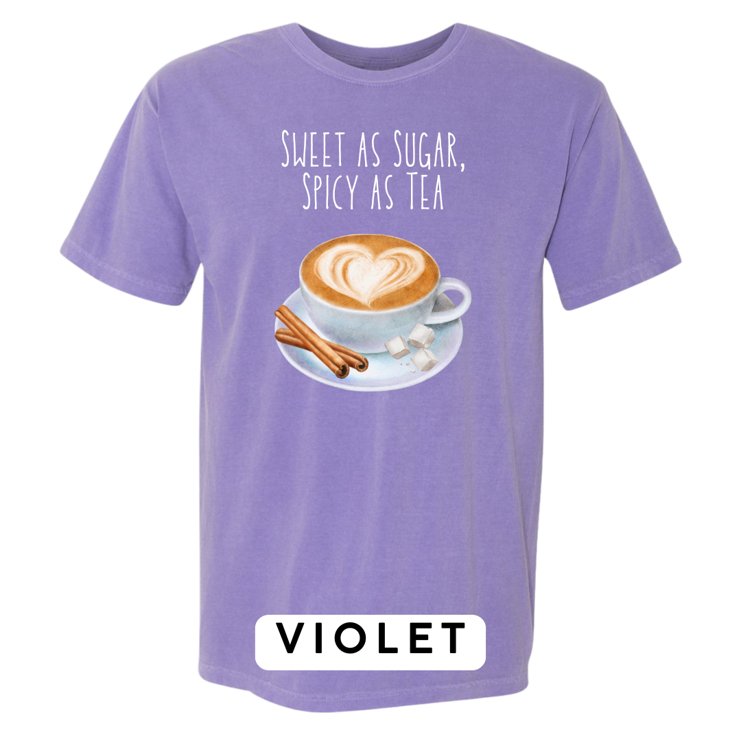 Sweet as Sugar, Spicy as Tea Graphic T-Shirt
