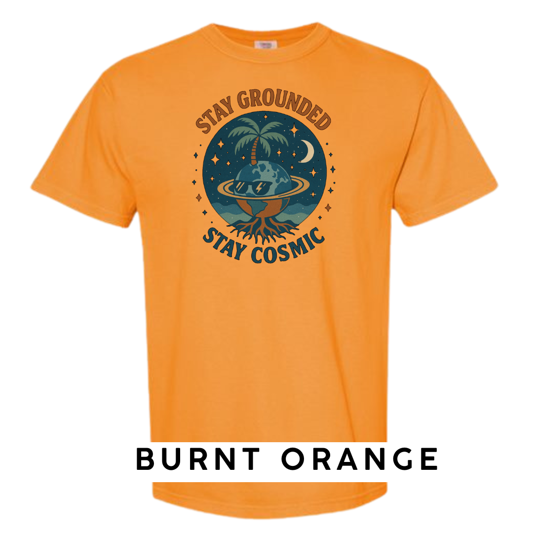 Stay Grounded Stay Cosmic Graphic T-Shirt