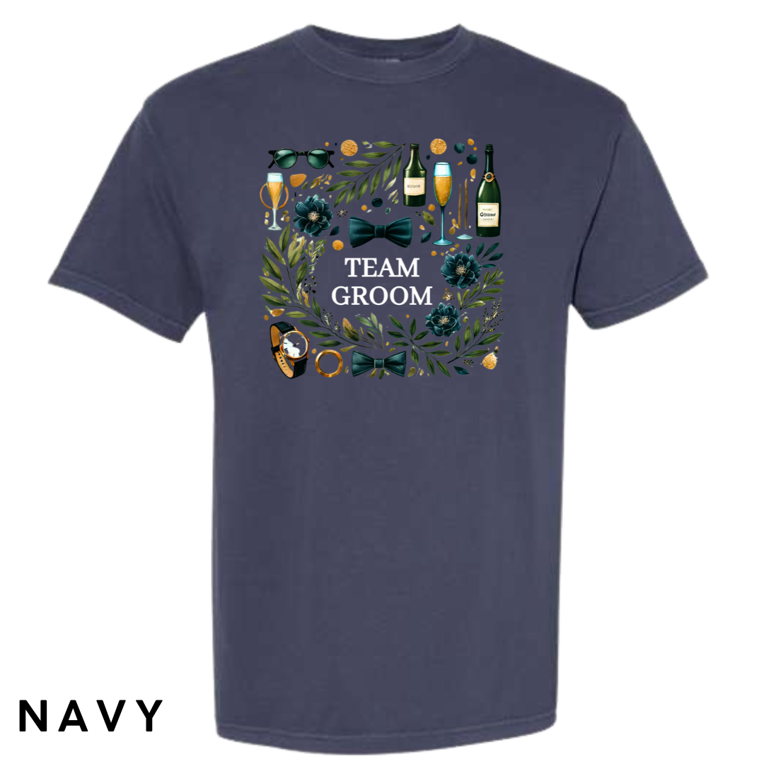 Team Groom Wedding Party T-Shirt