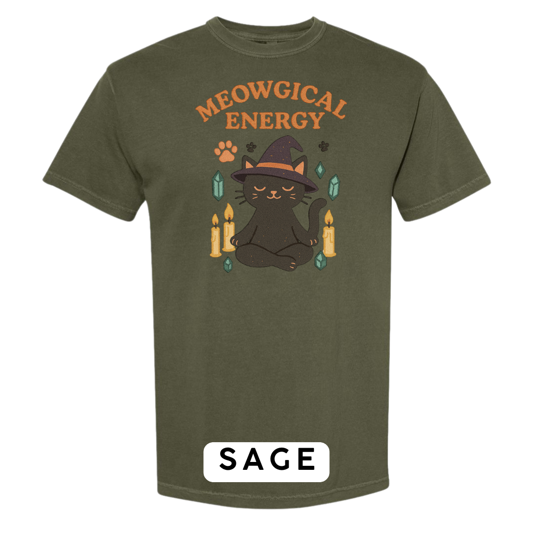 Meowgical Energy Graphic T-Shirt
