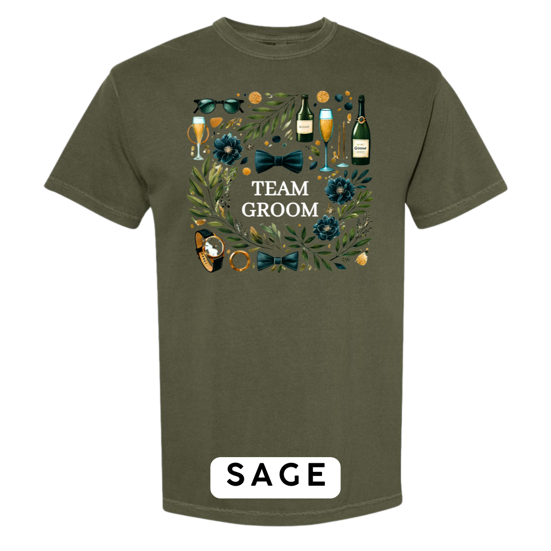 Team Groom Wedding Party T-Shirt