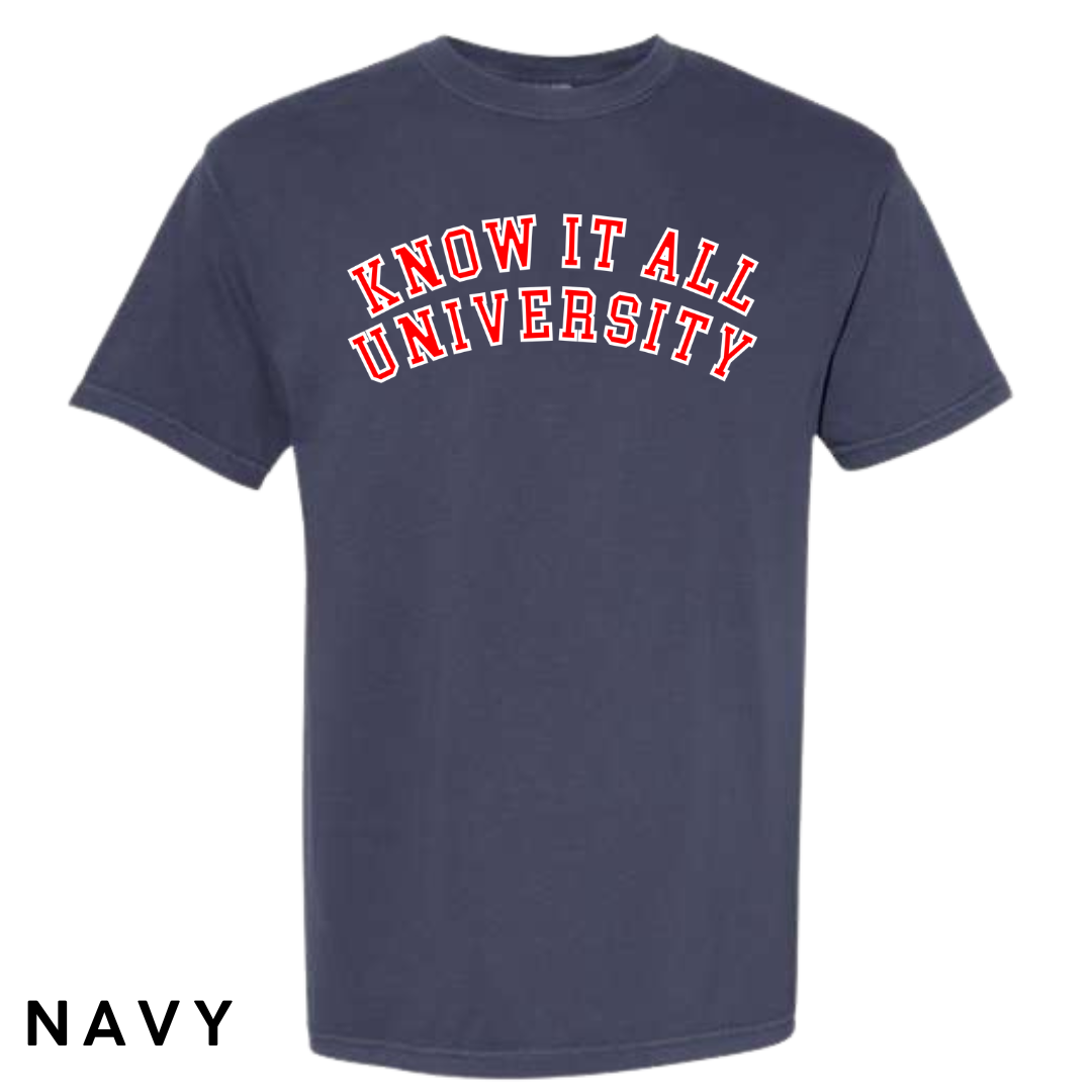 Know It All University Graphic T-Shirt