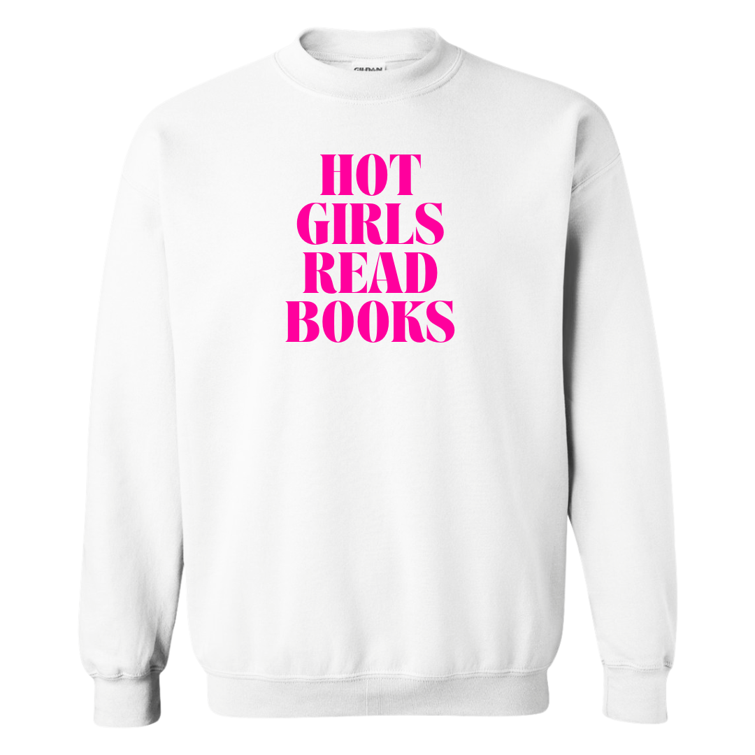 Hot Girls Read Books Crewneck