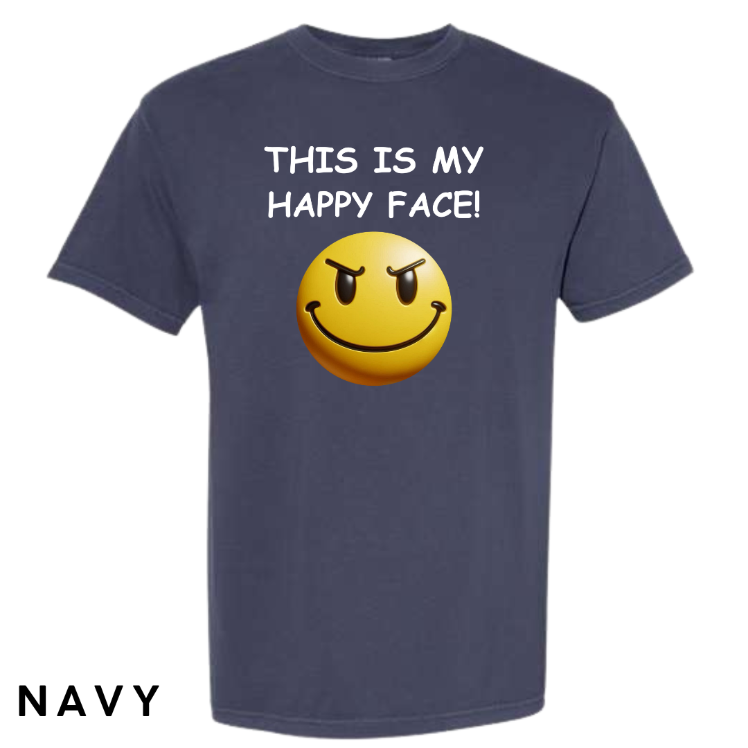 This Is My Happy Face Graphic T-Shirt