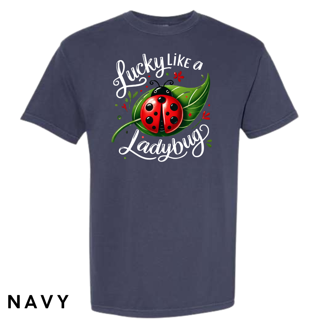 Lucky Like a Ladybug Graphic T-Shirt