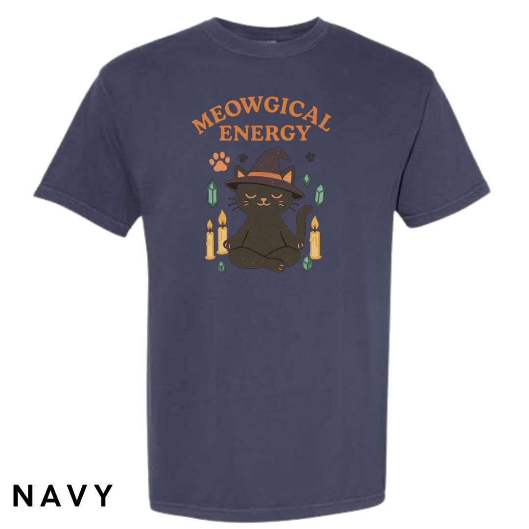 Meowgical Energy Graphic T-Shirt