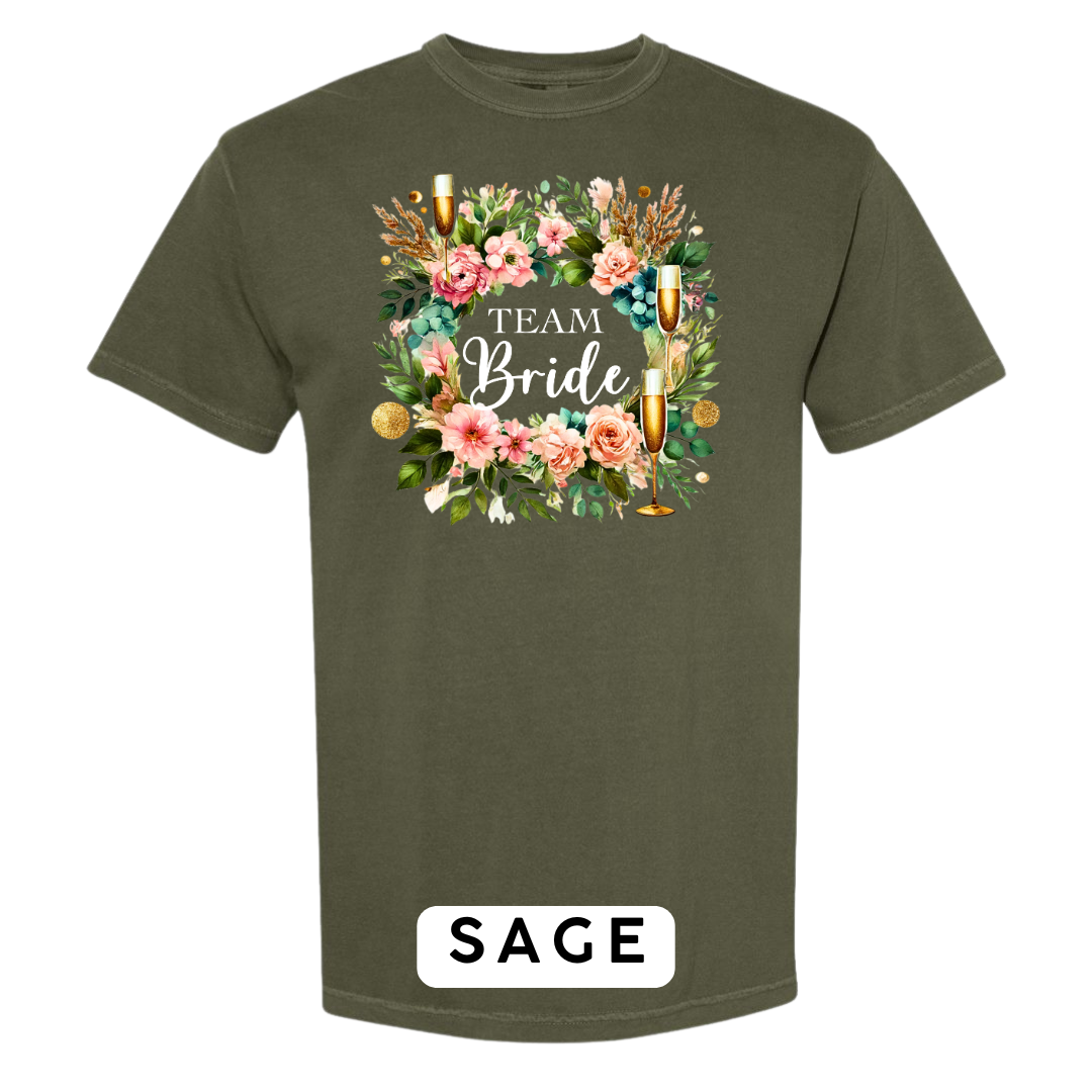 Team Bride Wedding Party T-Shirt