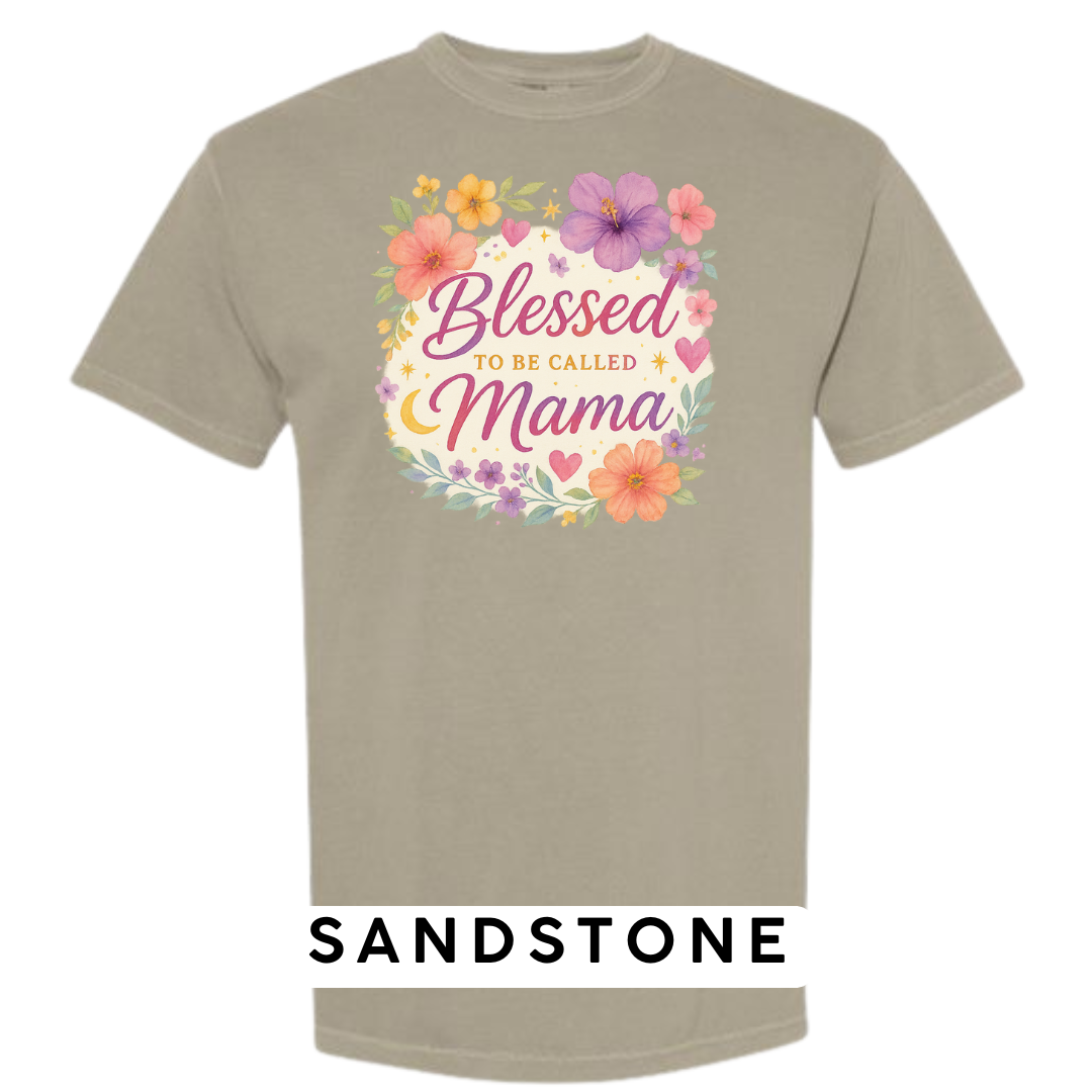Blessed to Be Called Mama Graphic T-Shirt