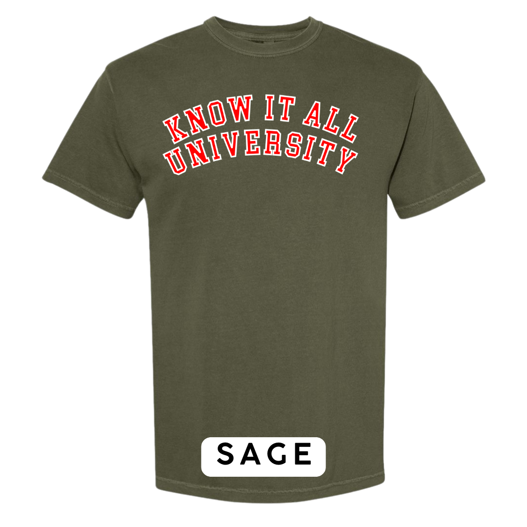 Know It All University Graphic T-Shirt