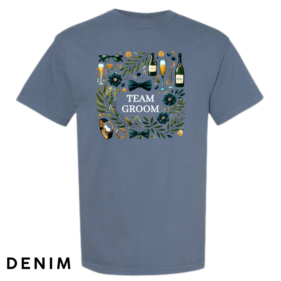Team Groom Wedding Party T-Shirt