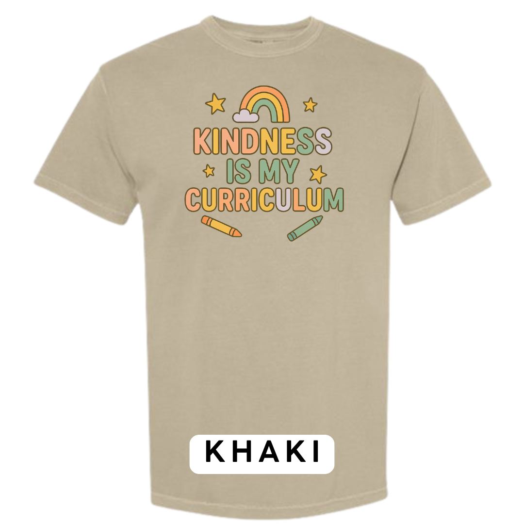 Kindness Is My Curriculum Graphic T-Shirt