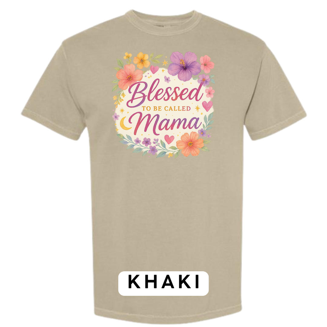 Blessed to Be Called Mama Graphic T-Shirt