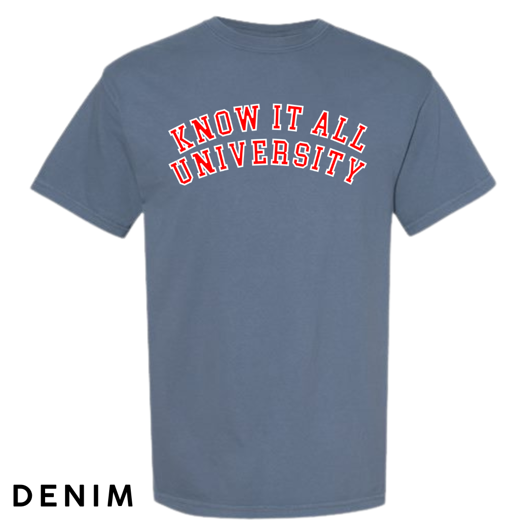 Know It All University Graphic T-Shirt