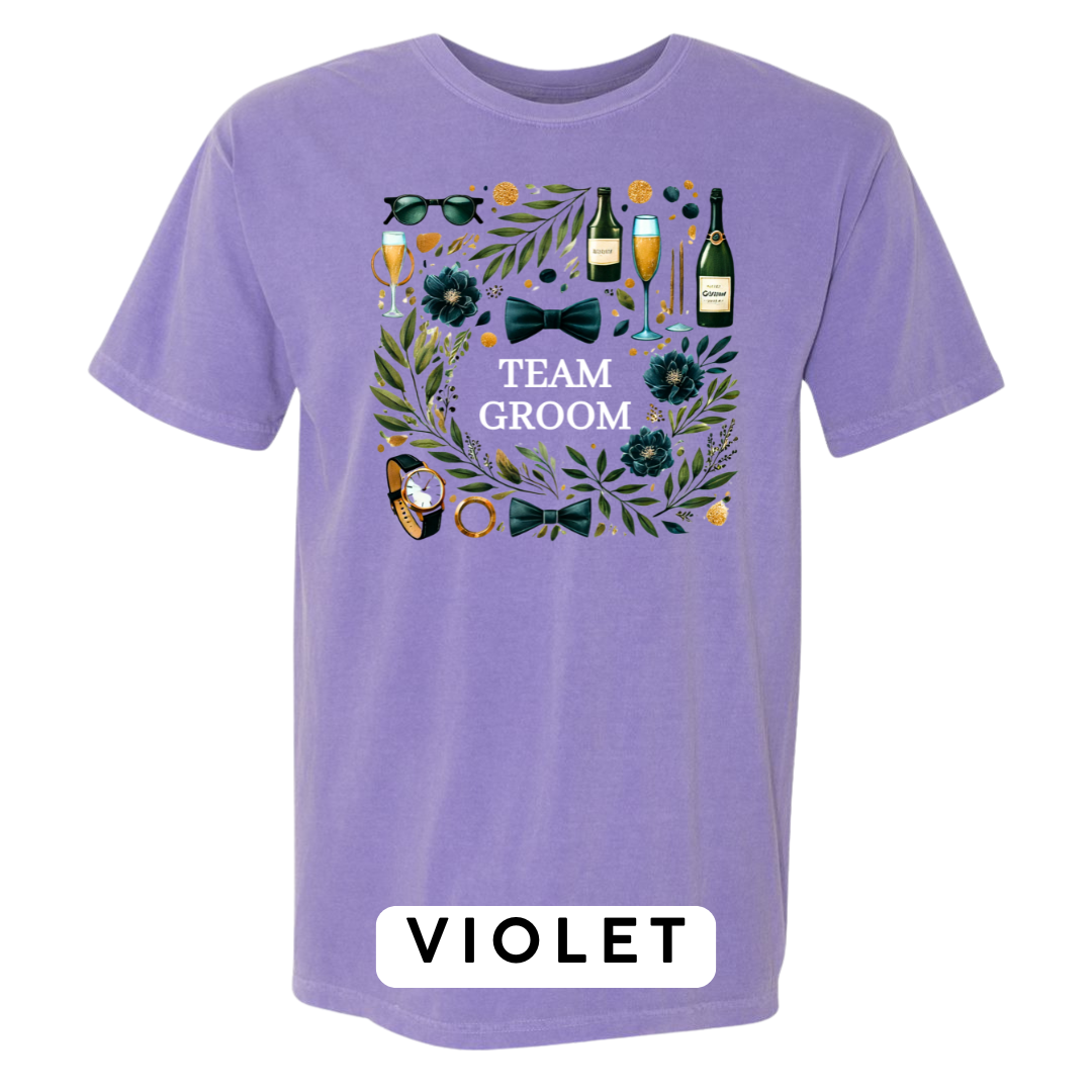 Team Groom Wedding Party T-Shirt