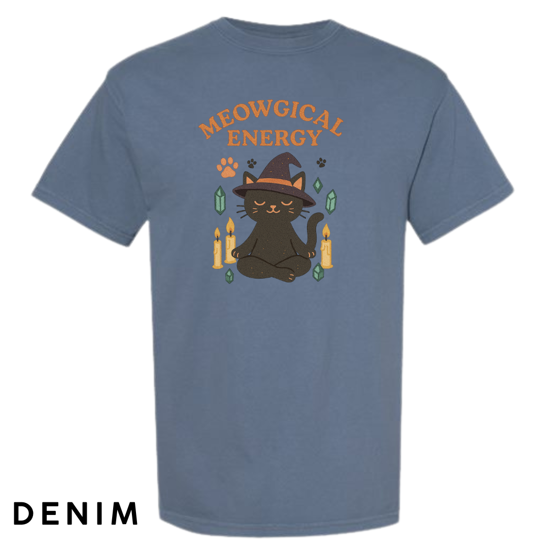 Meowgical Energy Graphic T-Shirt