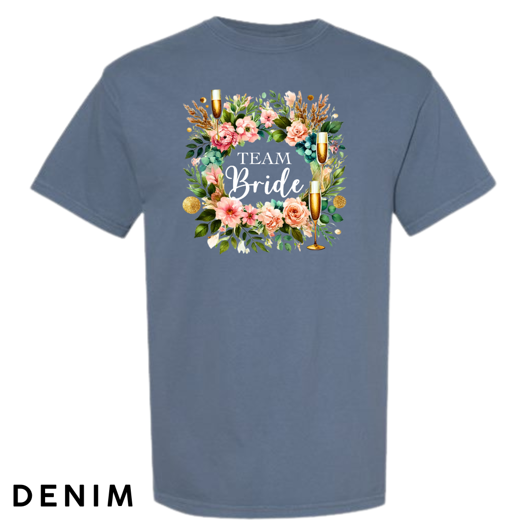 Team Bride Wedding Party T-Shirt