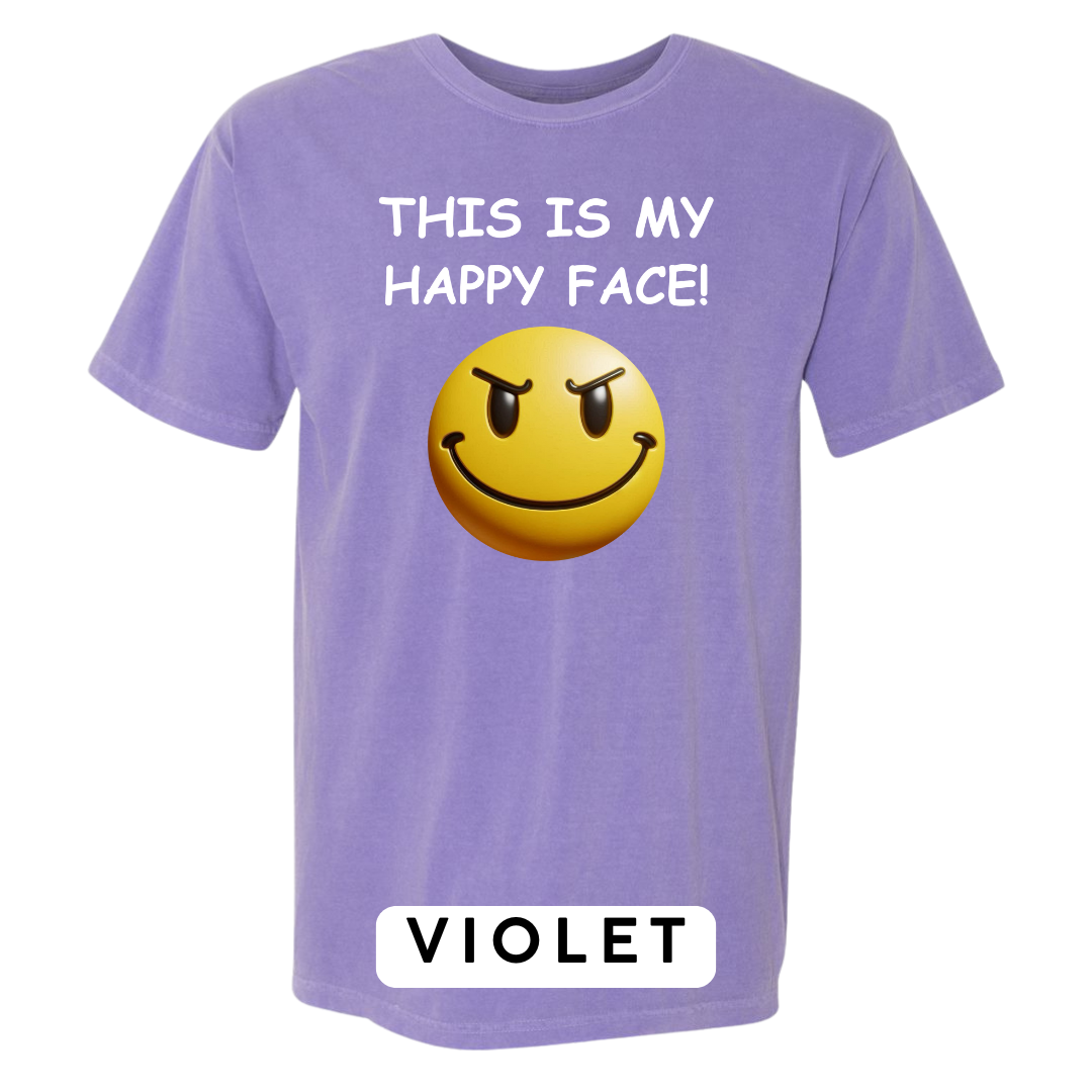 This Is My Happy Face Graphic T-Shirt