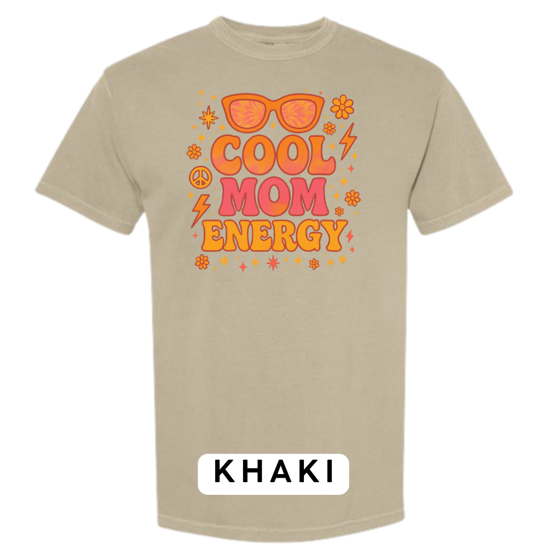 Cool Mom Energy Graphic T-Shirt