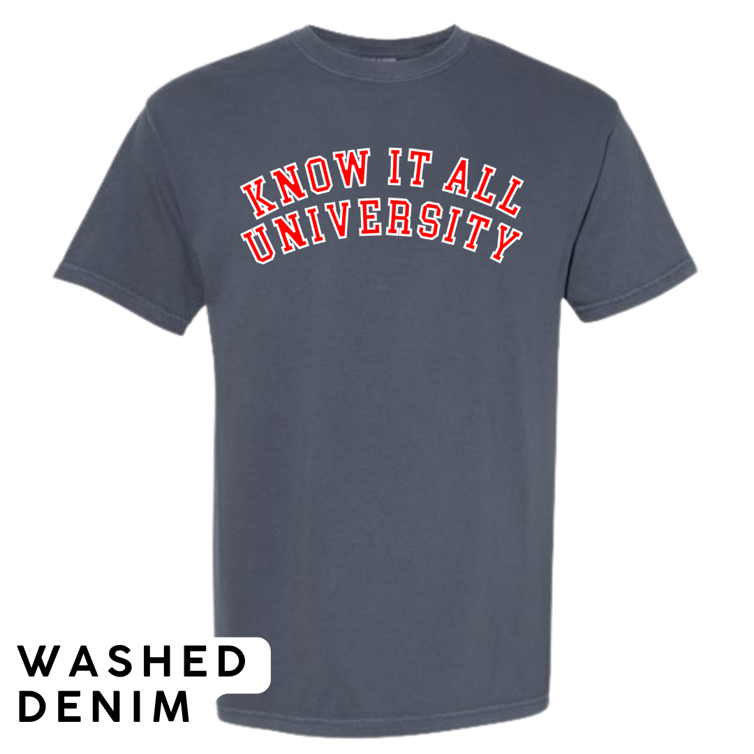 Know It All University Graphic T-Shirt