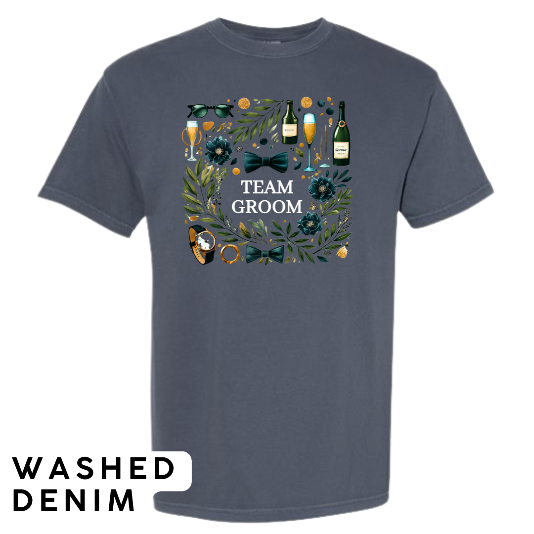 Team Groom Wedding Party T-Shirt