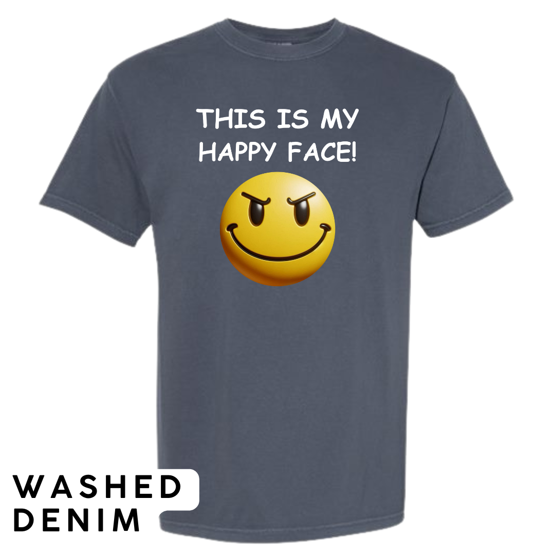 This Is My Happy Face Graphic T-Shirt