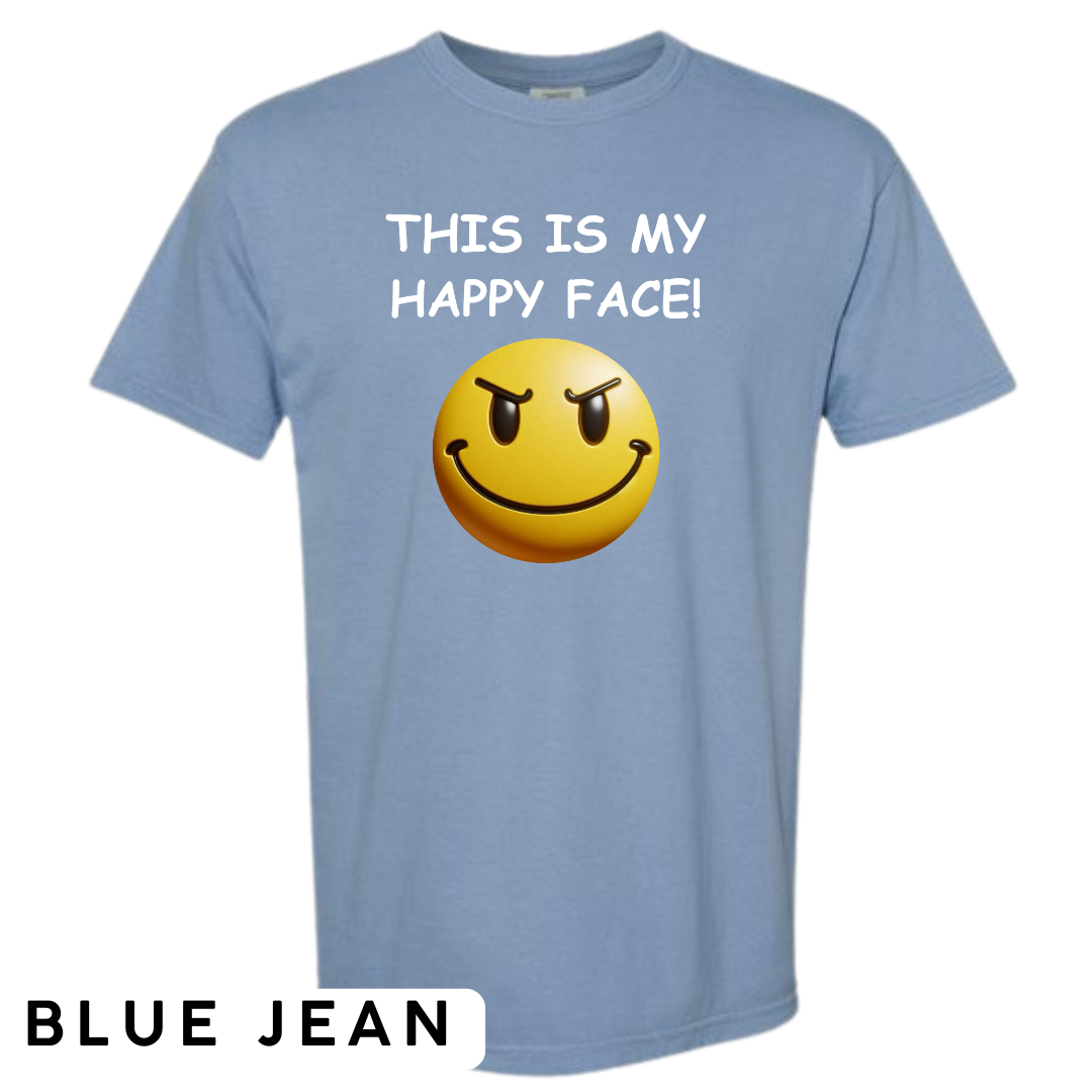 This Is My Happy Face Graphic T-Shirt