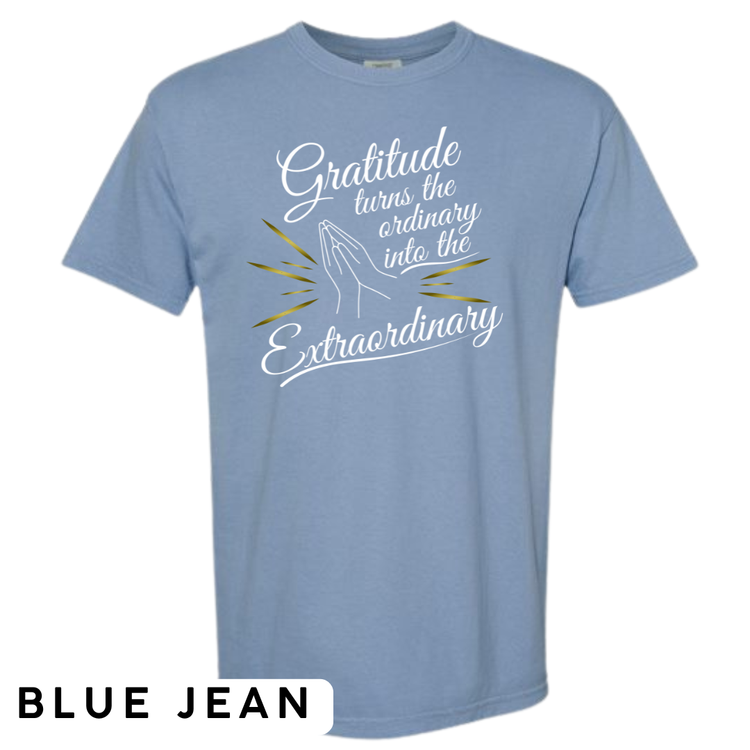 Gratitude Turns the Ordinary to Extraordinary Graphic T-Shirt