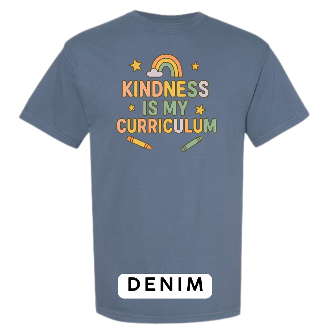 Kindness Is My Curriculum Graphic T-Shirt