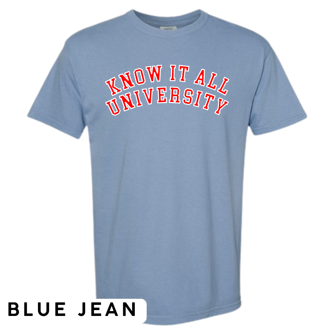 Know It All University Graphic T-Shirt