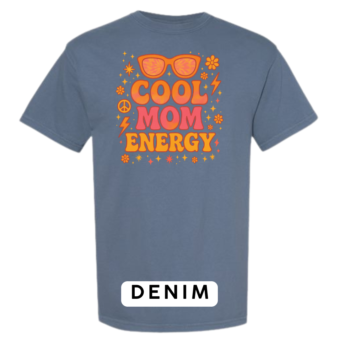 Cool Mom Energy Graphic T-Shirt