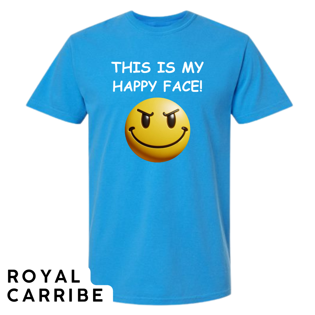 This Is My Happy Face Graphic T-Shirt