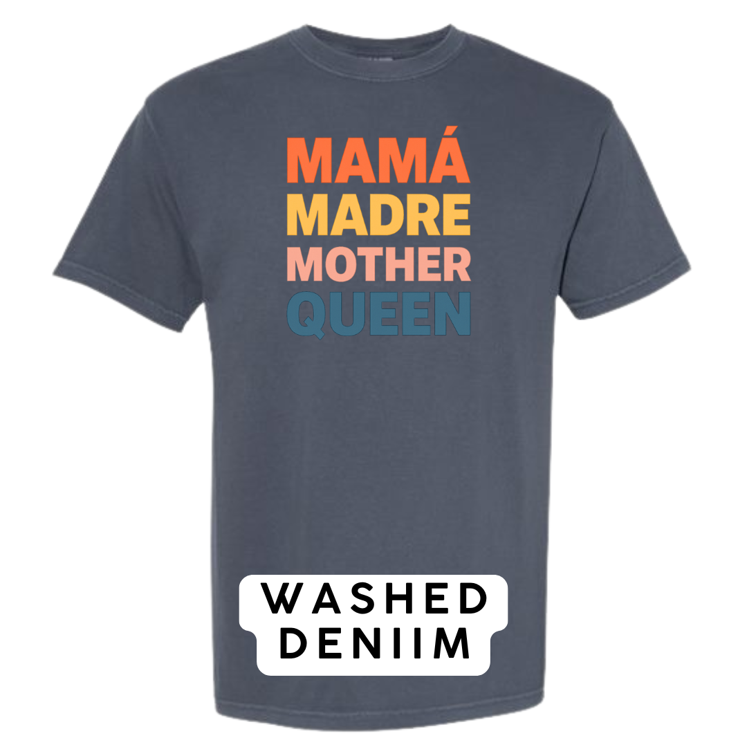 Mamá Madre Mother Queen Graphic T-Shirt