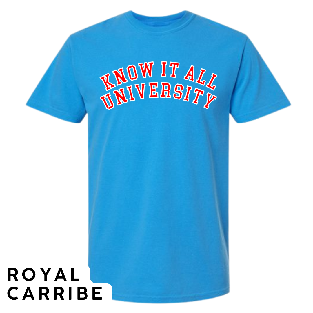 Know It All University Graphic T-Shirt