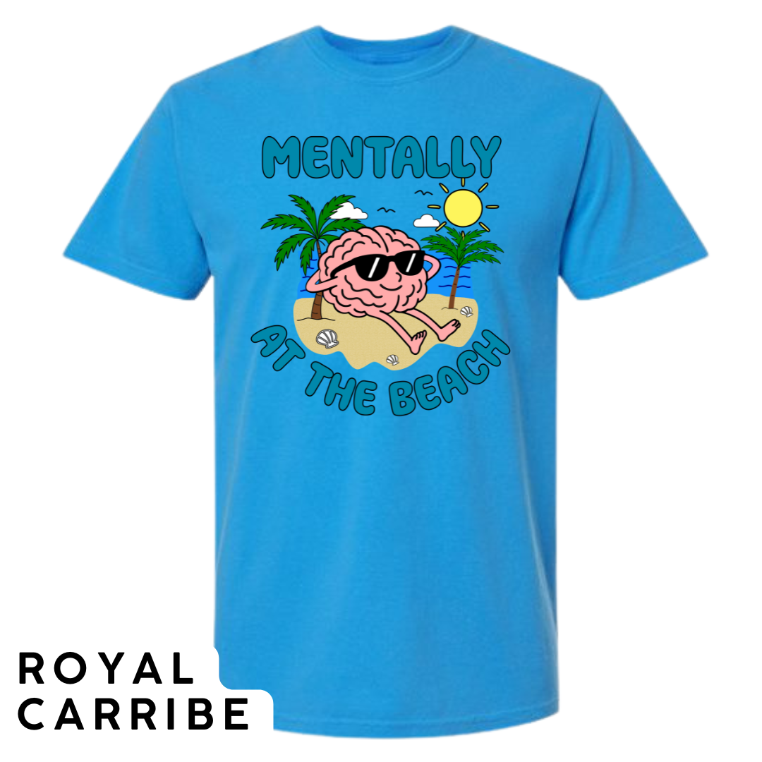 Mentally at the Beach Graphic T-Shirt