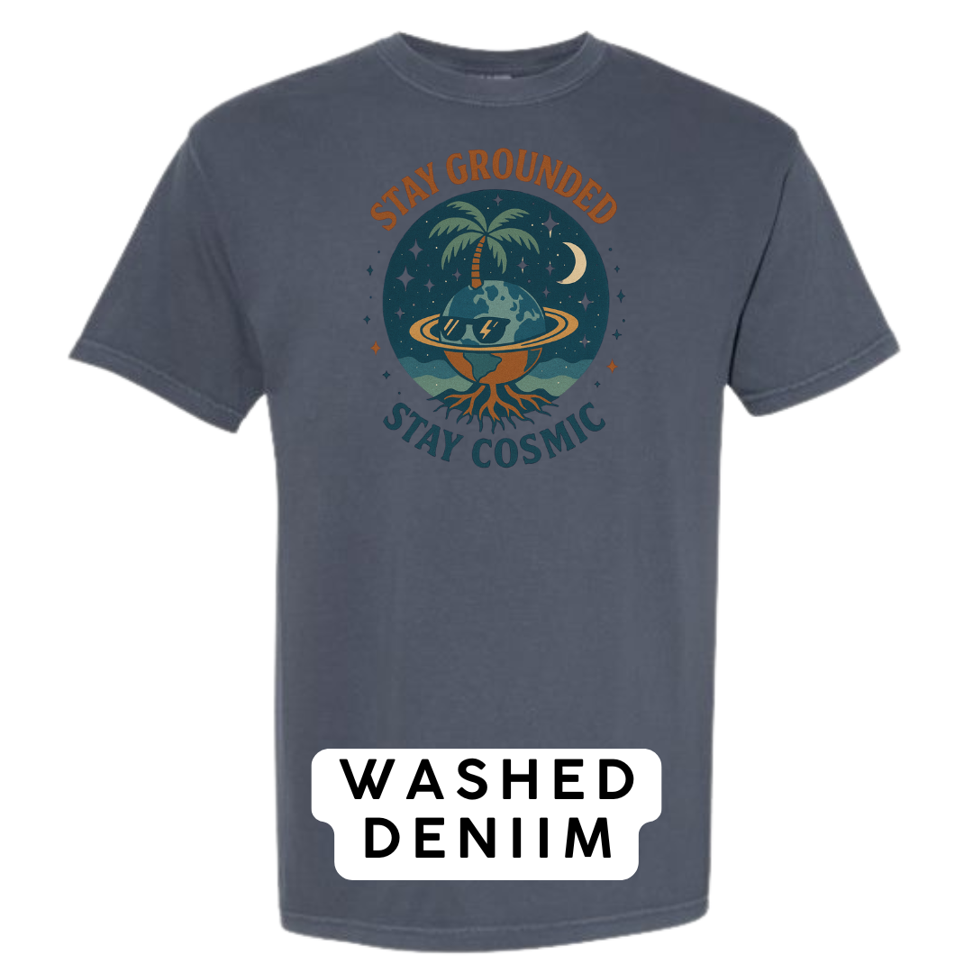 Stay Grounded Stay Cosmic Graphic T-Shirt