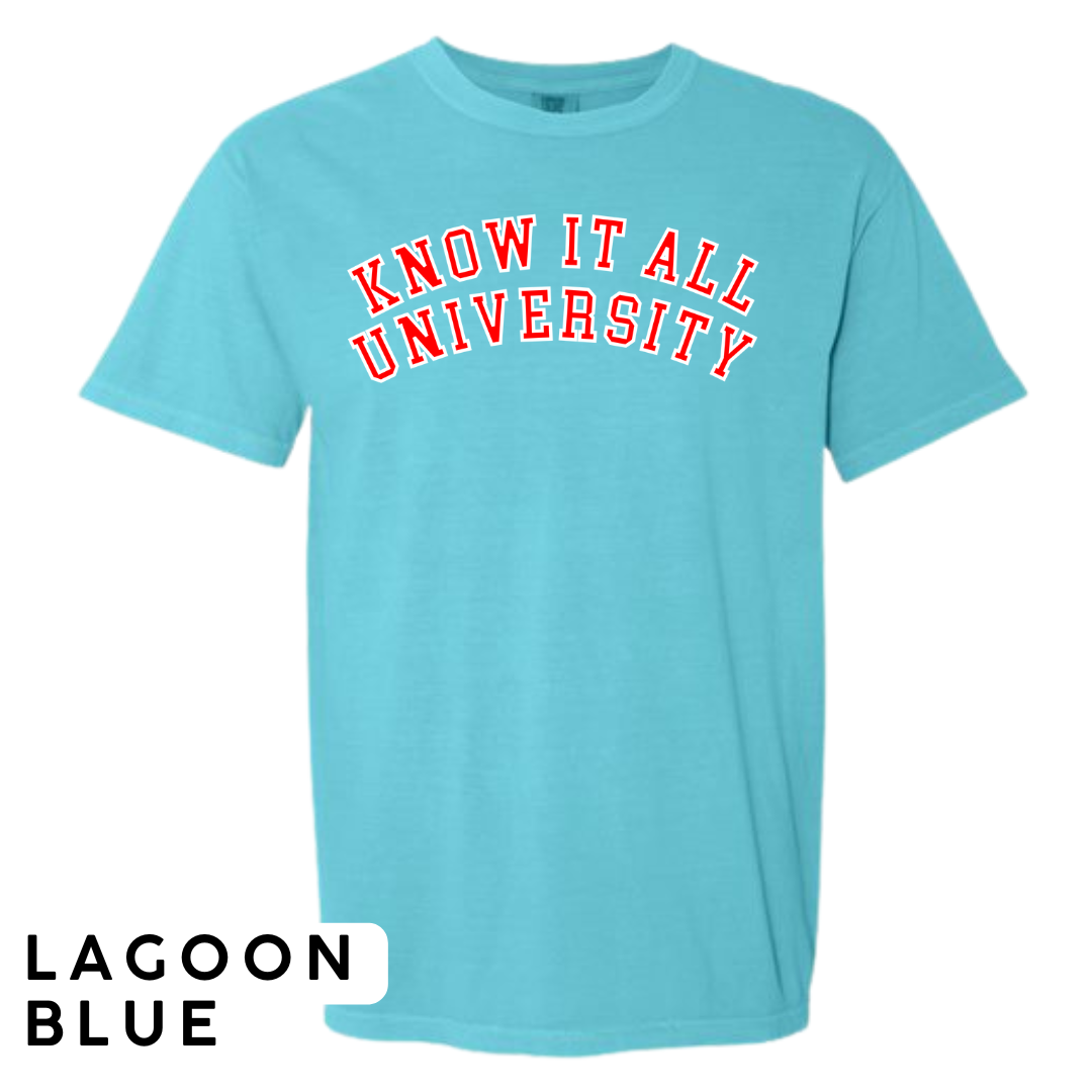 Know It All University Graphic T-Shirt