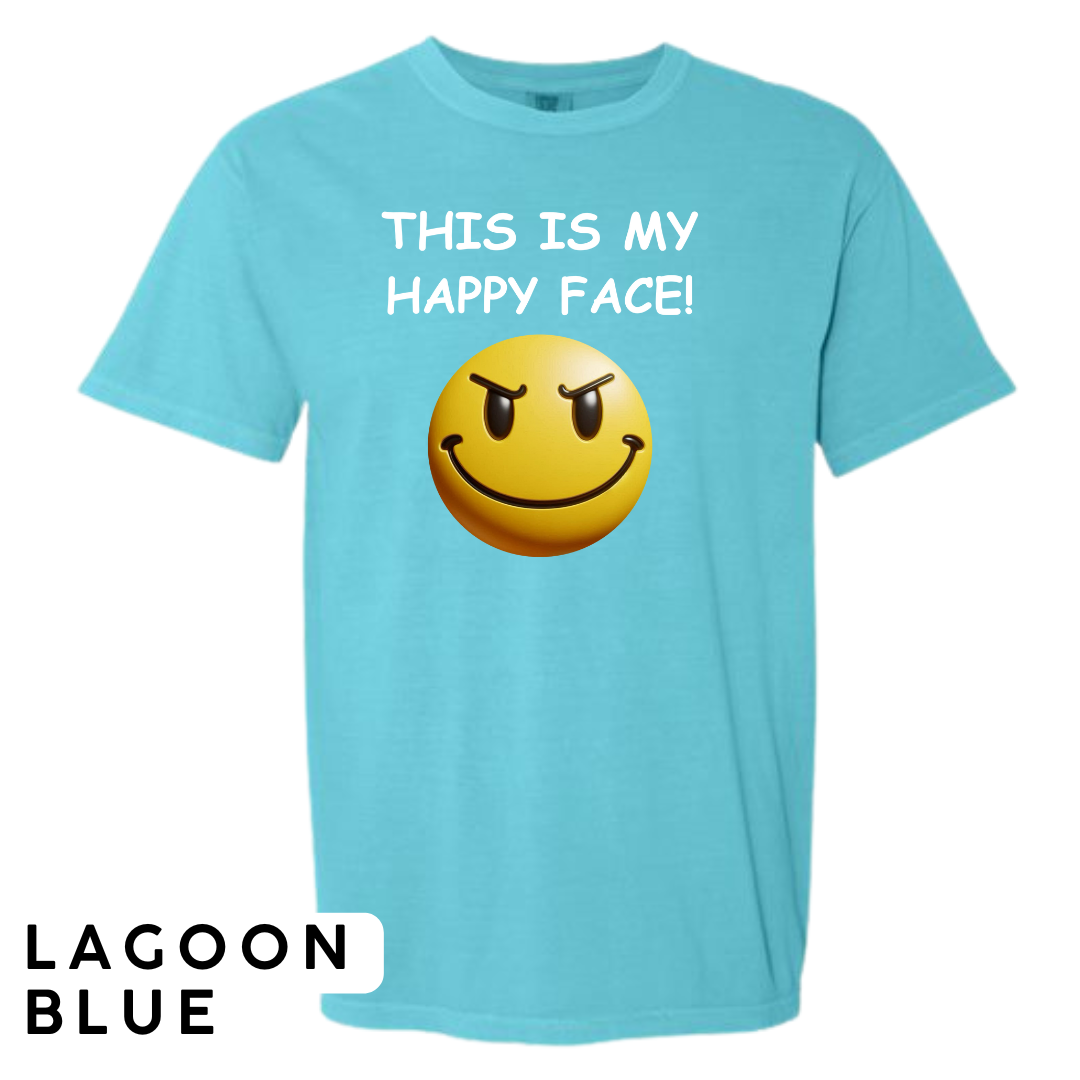 This Is My Happy Face Graphic T-Shirt