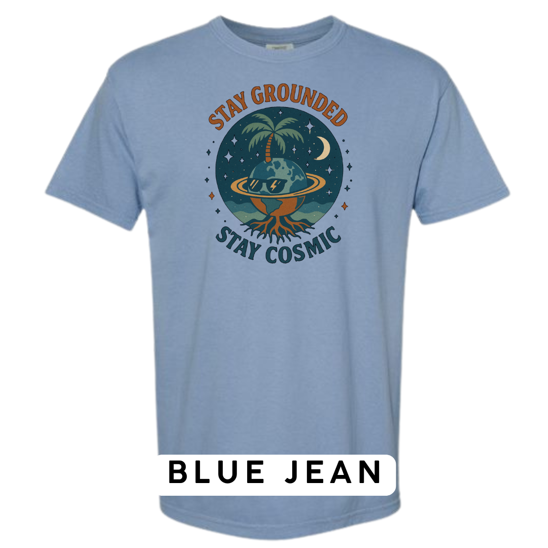 Stay Grounded Stay Cosmic Graphic T-Shirt