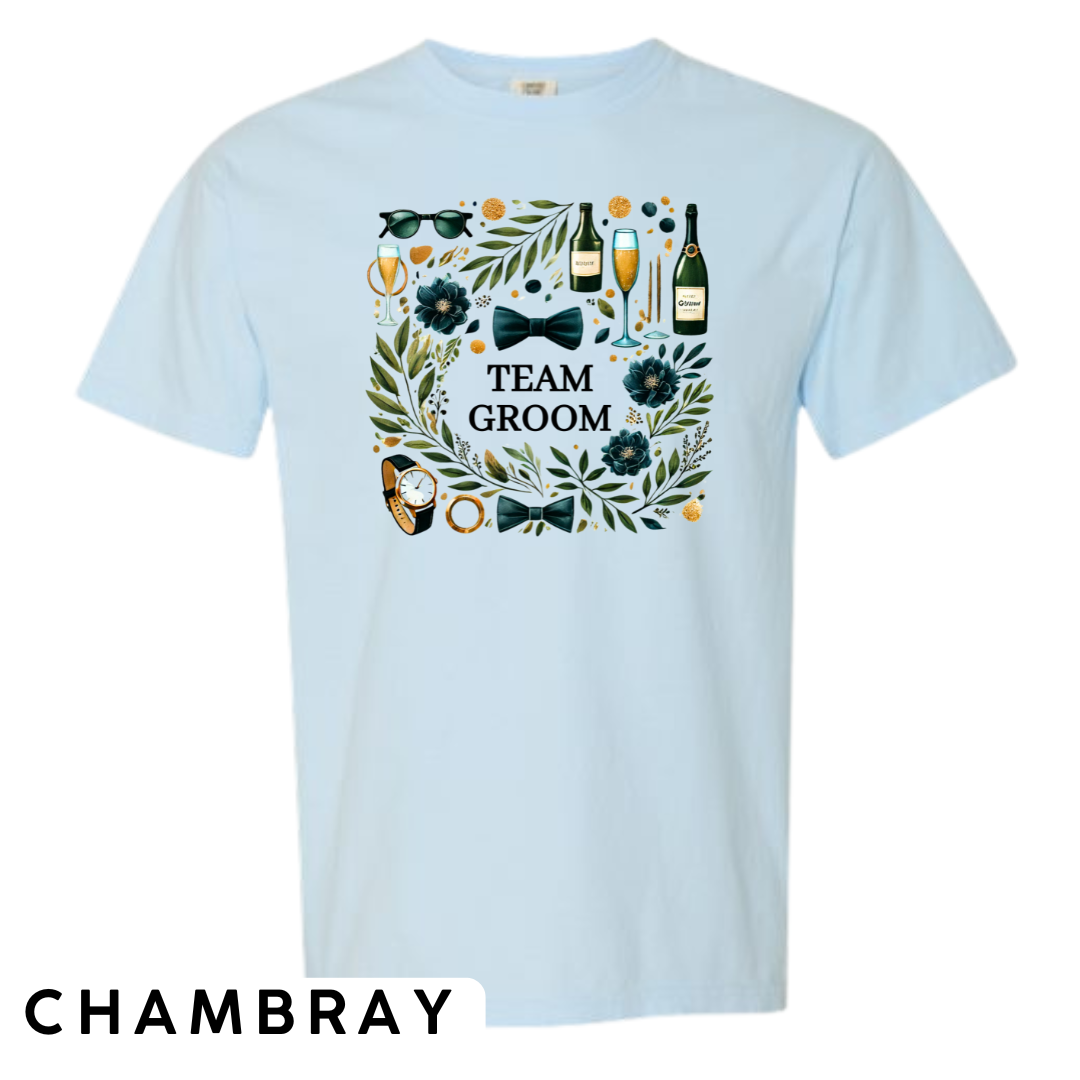 Team Groom Wedding Party T-Shirt
