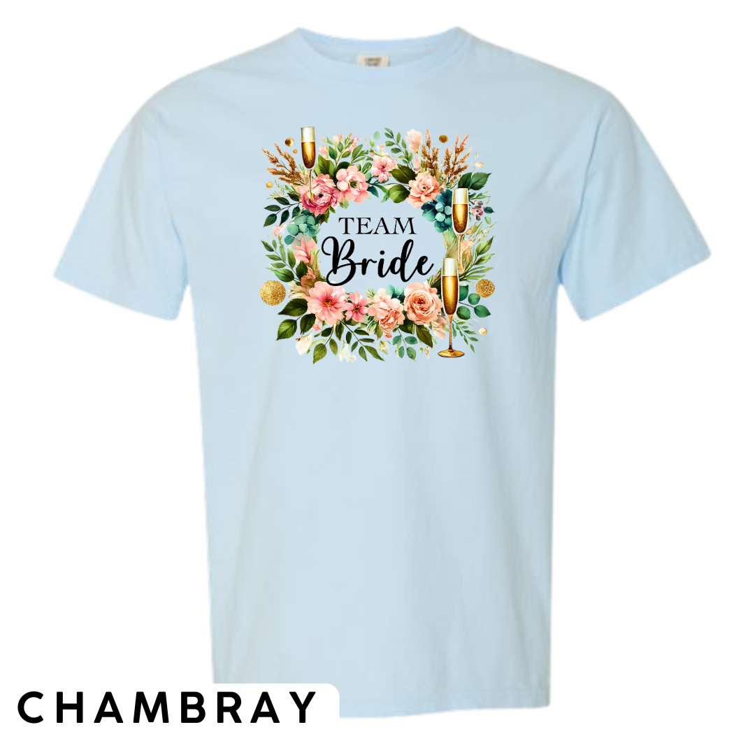 Team Bride Wedding Party T-Shirt