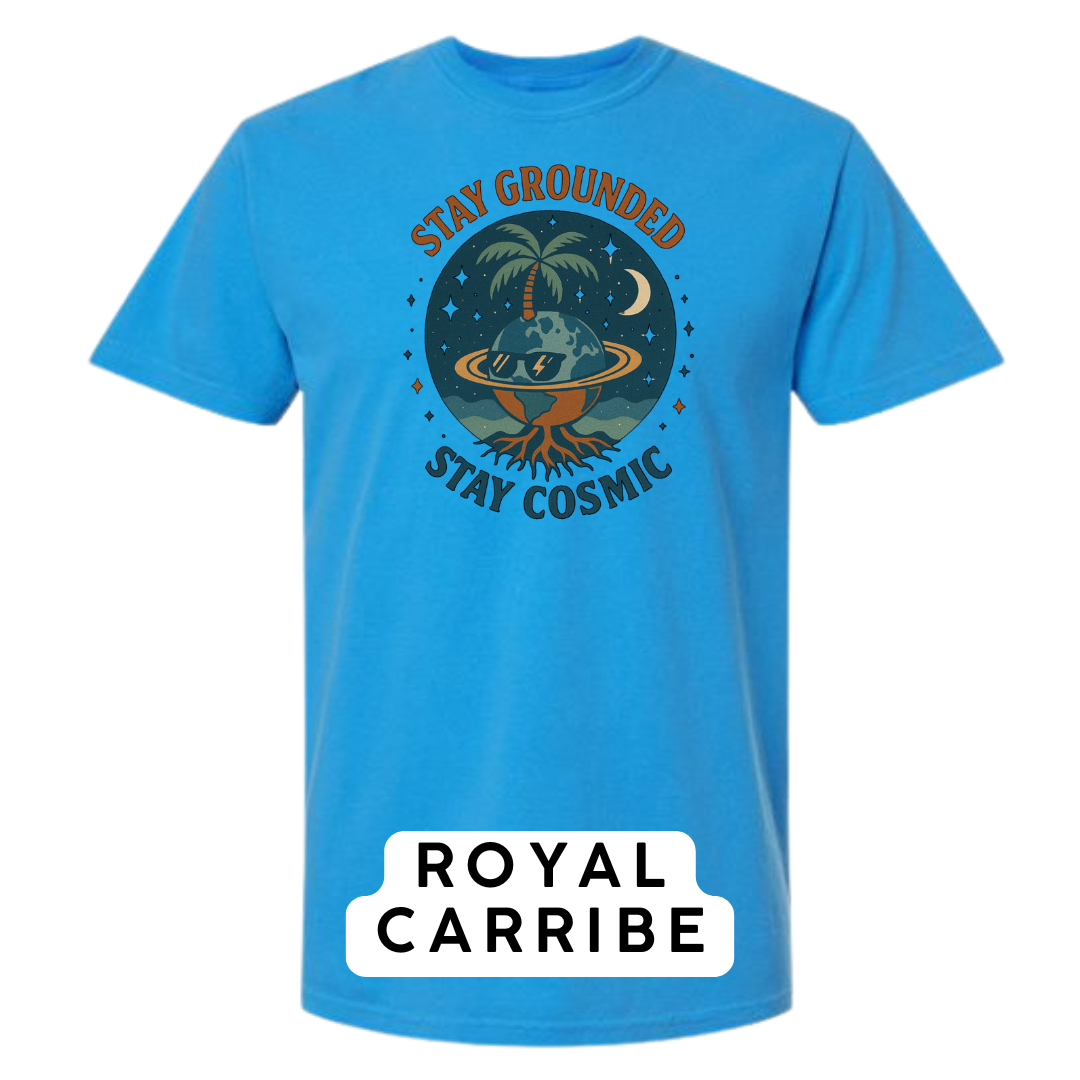 Stay Grounded Stay Cosmic Graphic T-Shirt