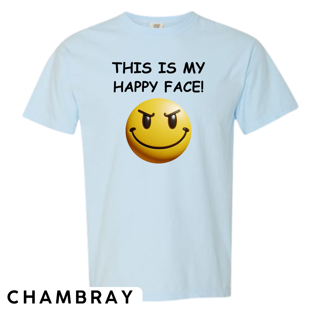This Is My Happy Face Graphic T-Shirt