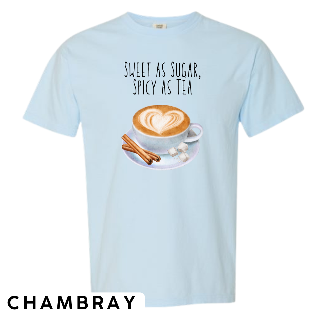 Sweet as Sugar, Spicy as Tea Graphic T-Shirt