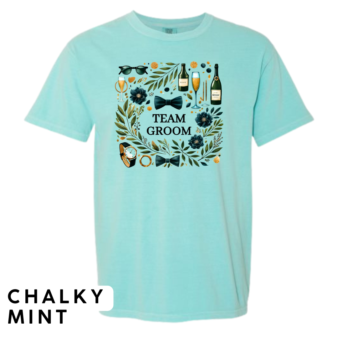 Team Groom Wedding Party T-Shirt