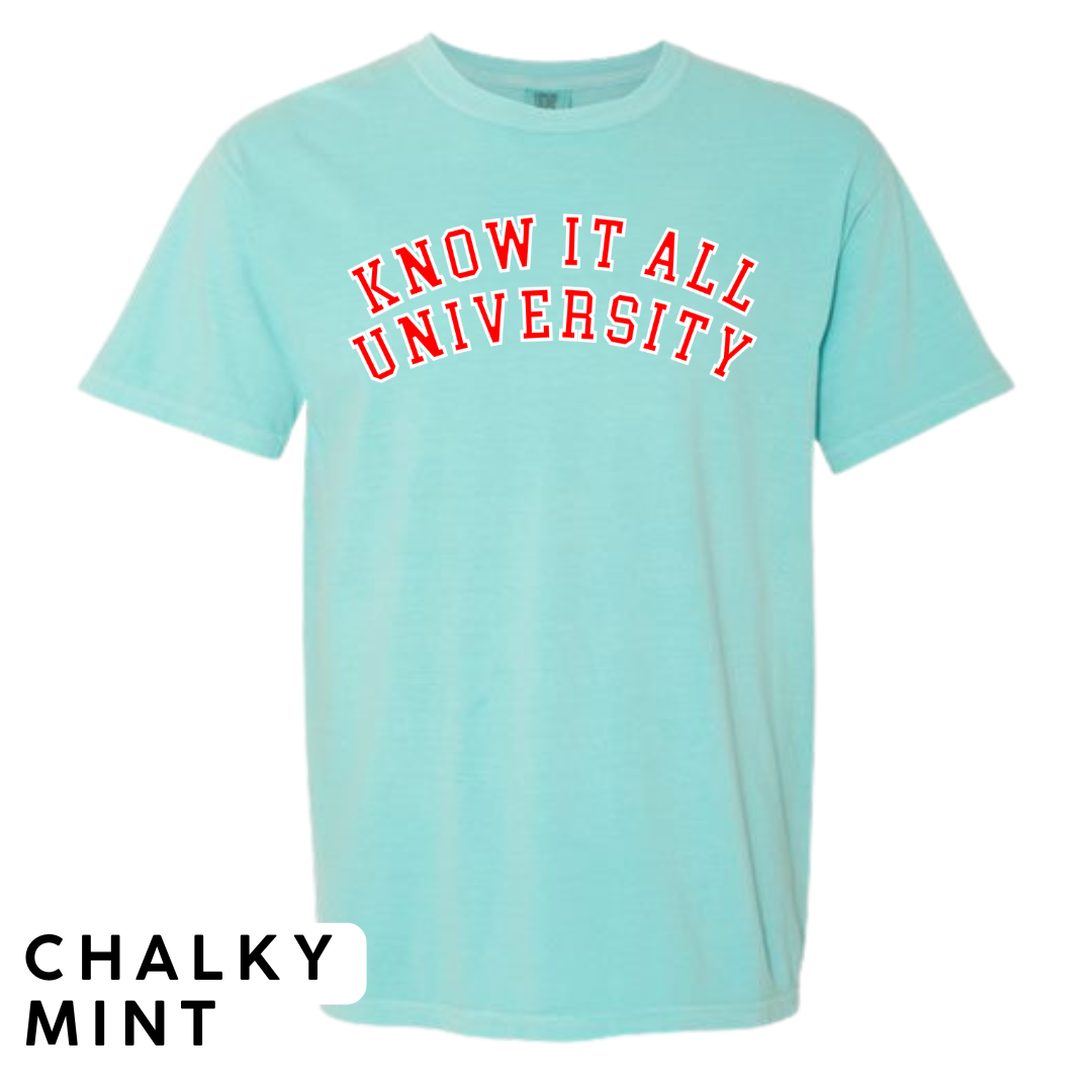Know It All University Graphic T-Shirt