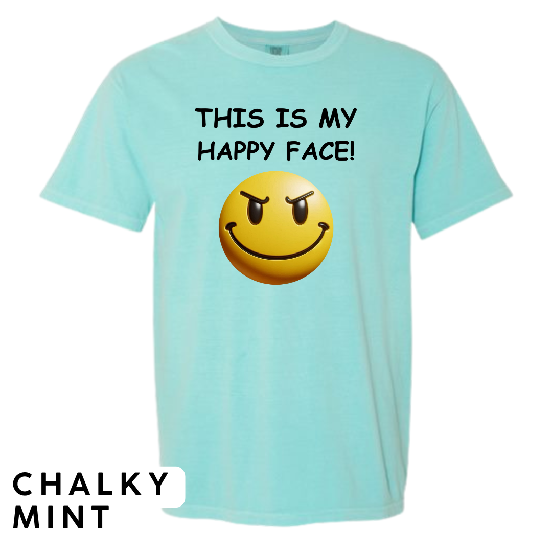This Is My Happy Face Graphic T-Shirt