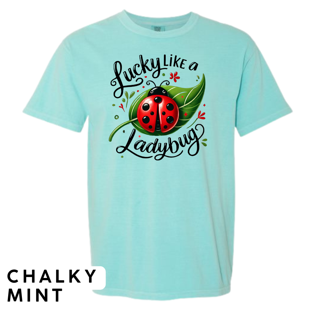 Lucky Like a Ladybug Graphic T-Shirt