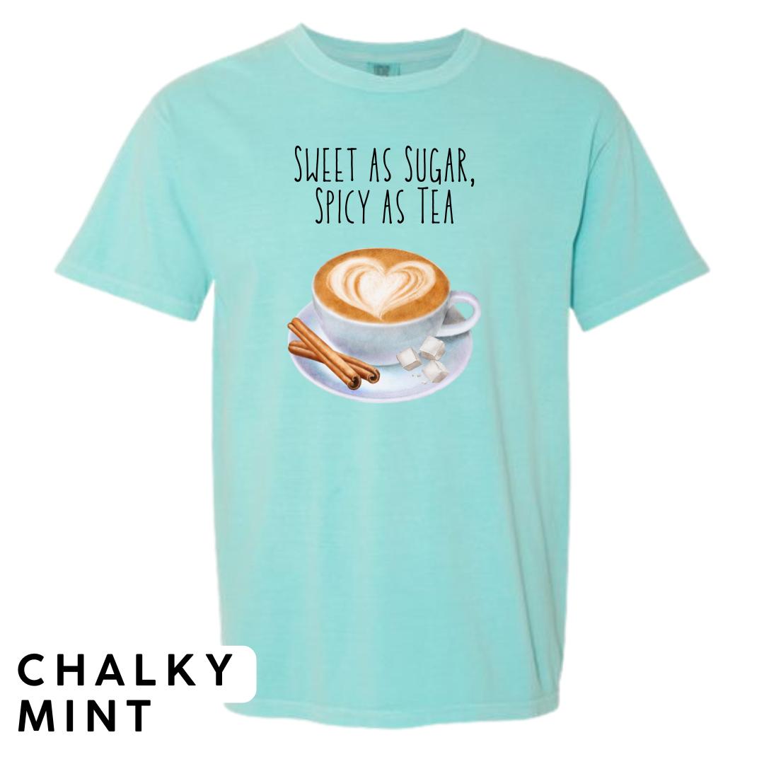 Sweet as Sugar, Spicy as Tea Graphic T-Shirt