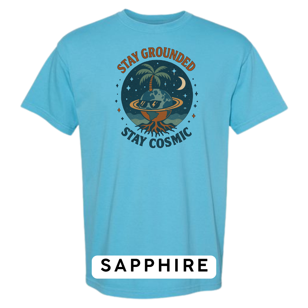 Stay Grounded Stay Cosmic Graphic T-Shirt